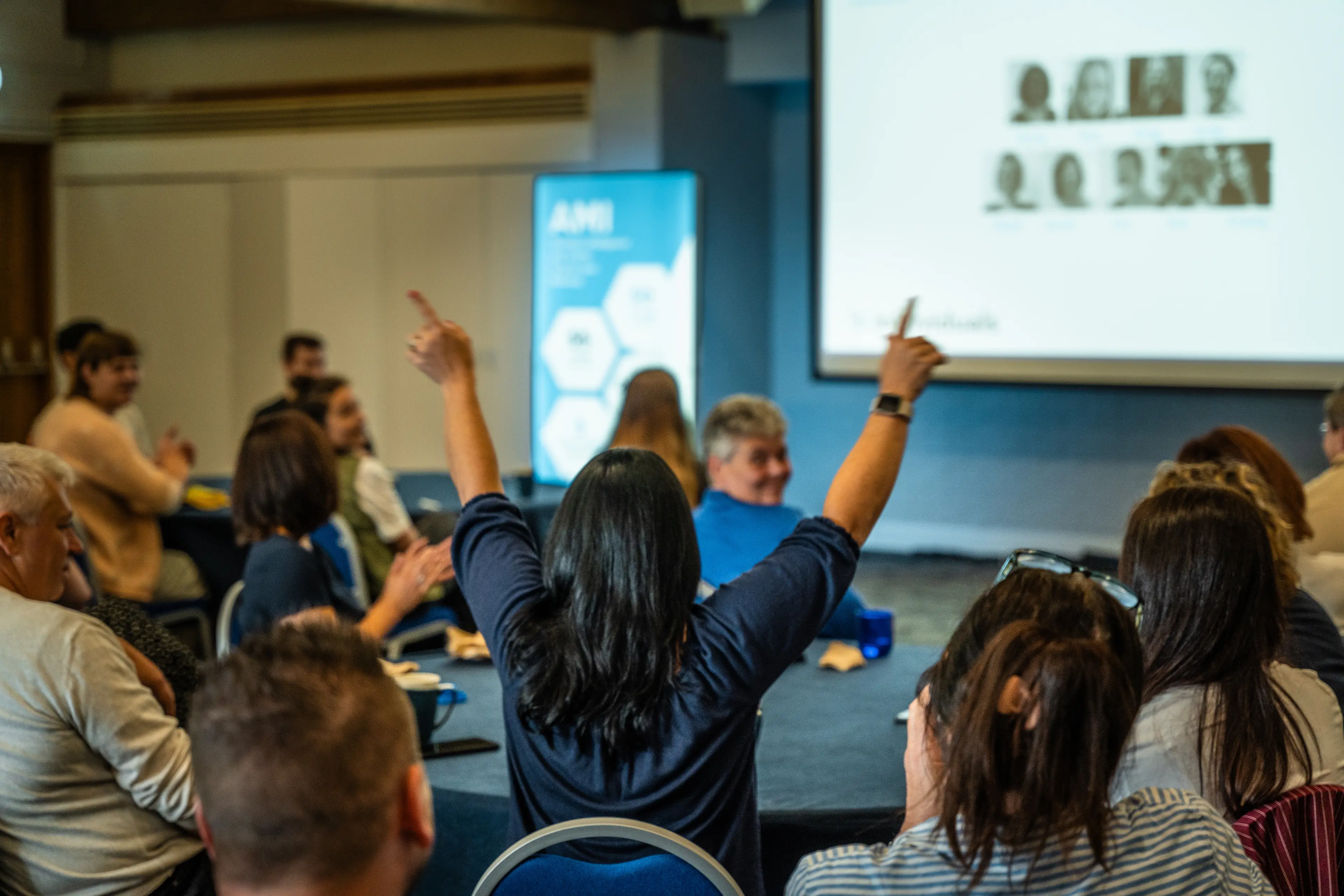 A photograph from AMI's company day in July 2023