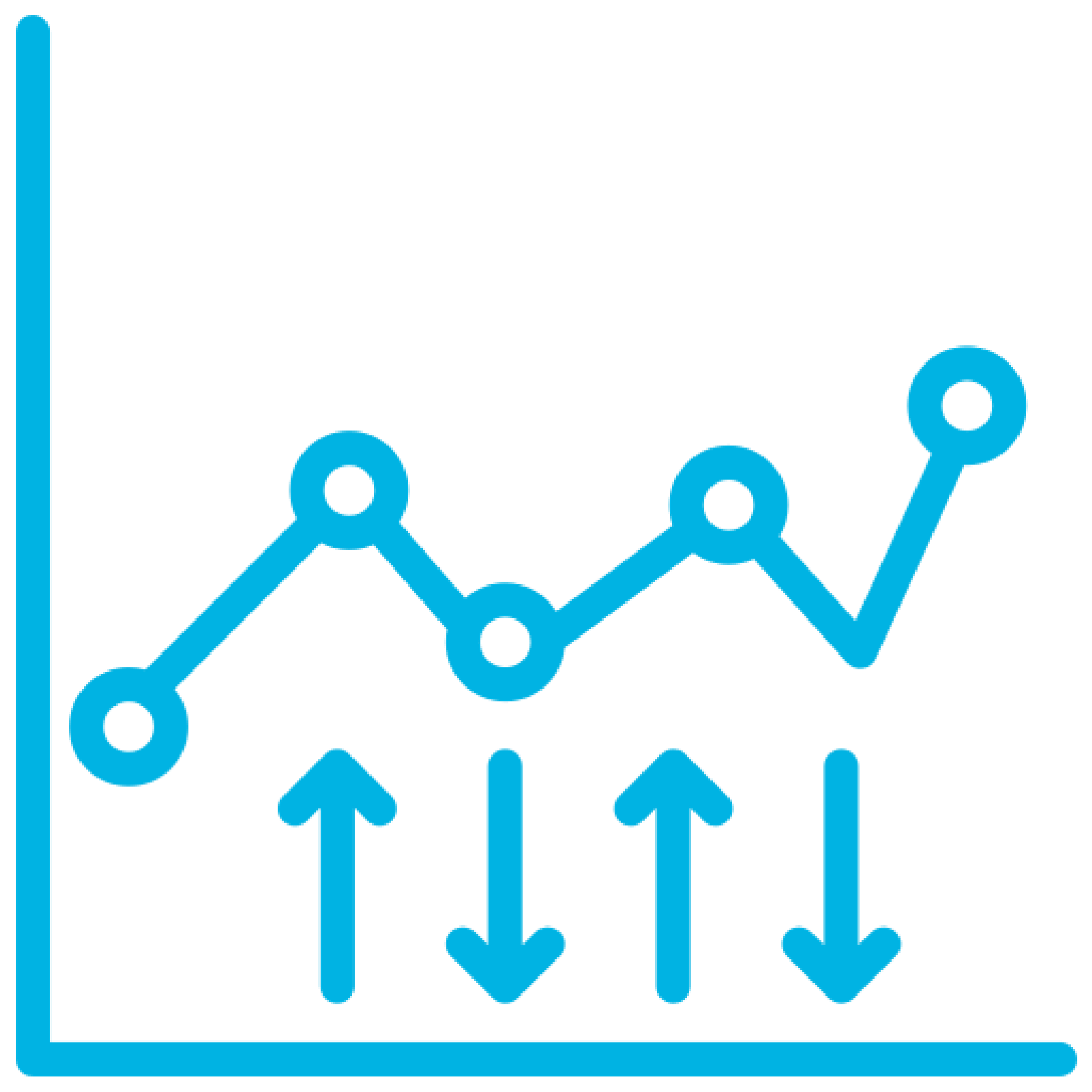Icon depicting volatility graph in HEX00b3e3