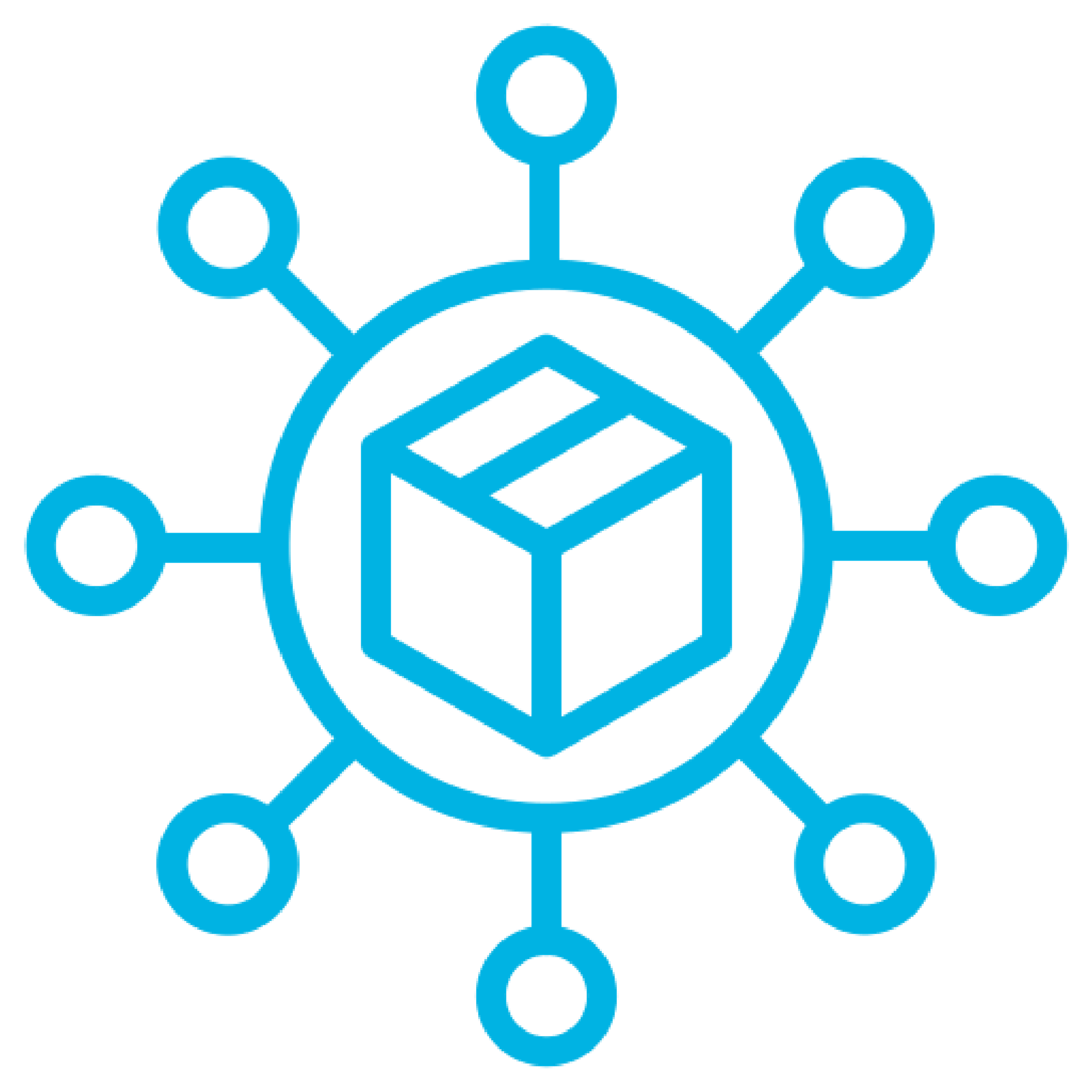 Icon depicting product distribution