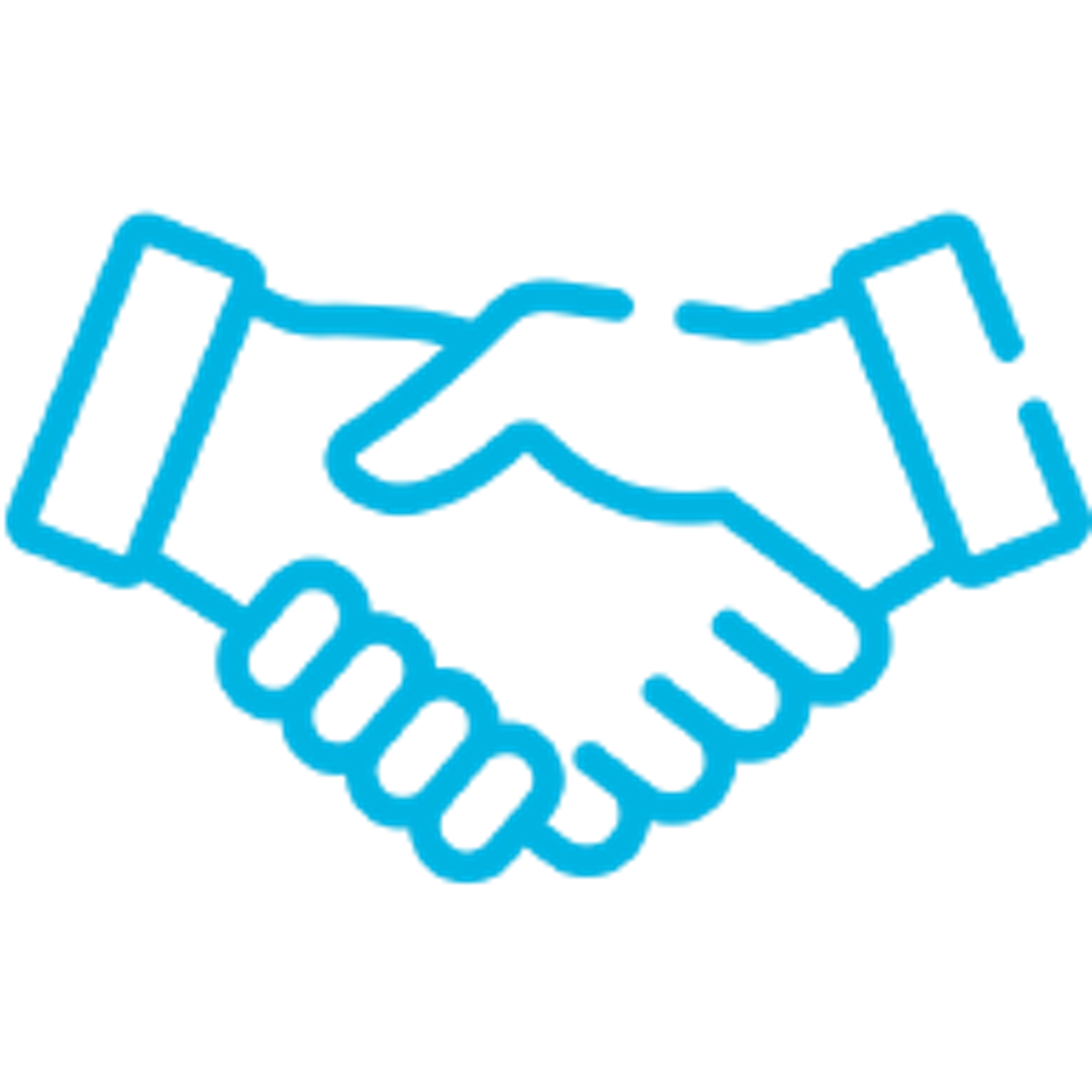 Icon showing a handshake