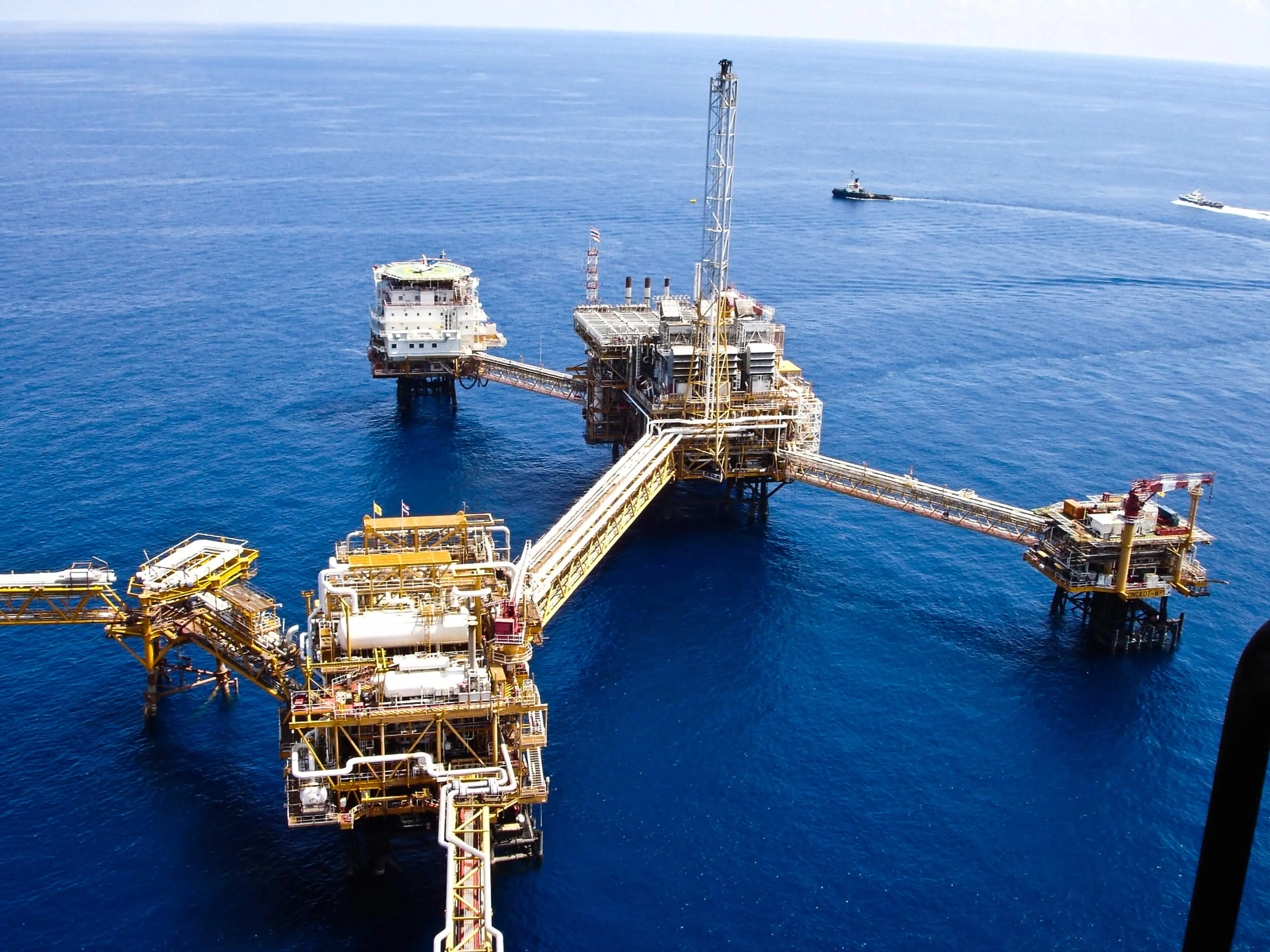 Off shore oil rig