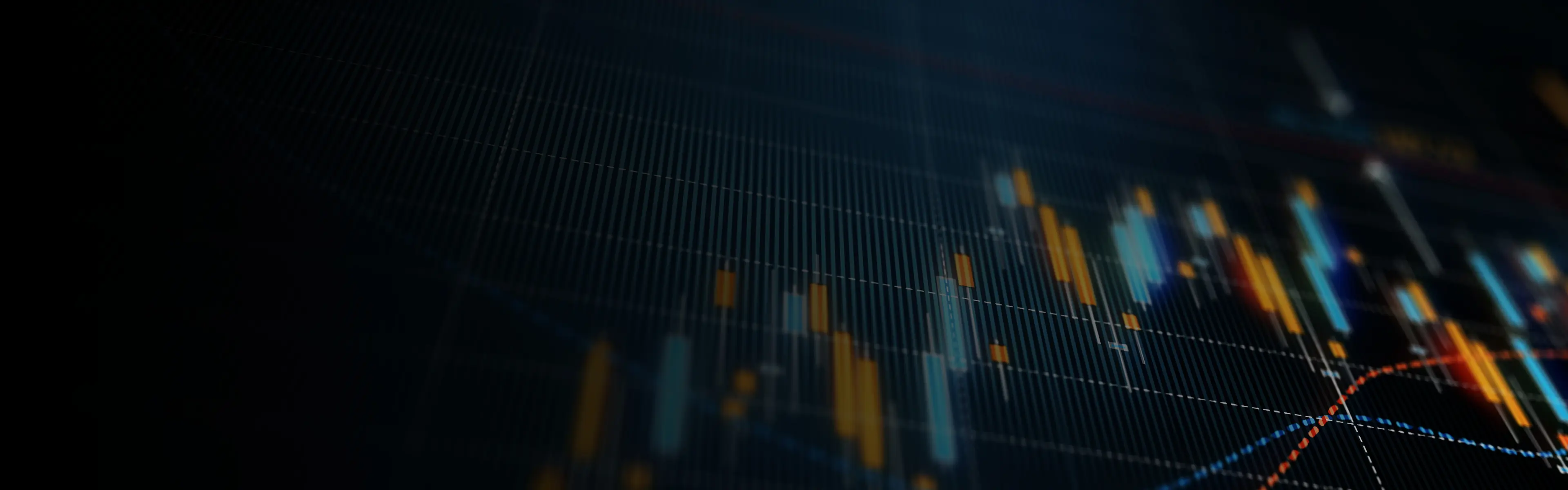 Image of digital chart showing market data