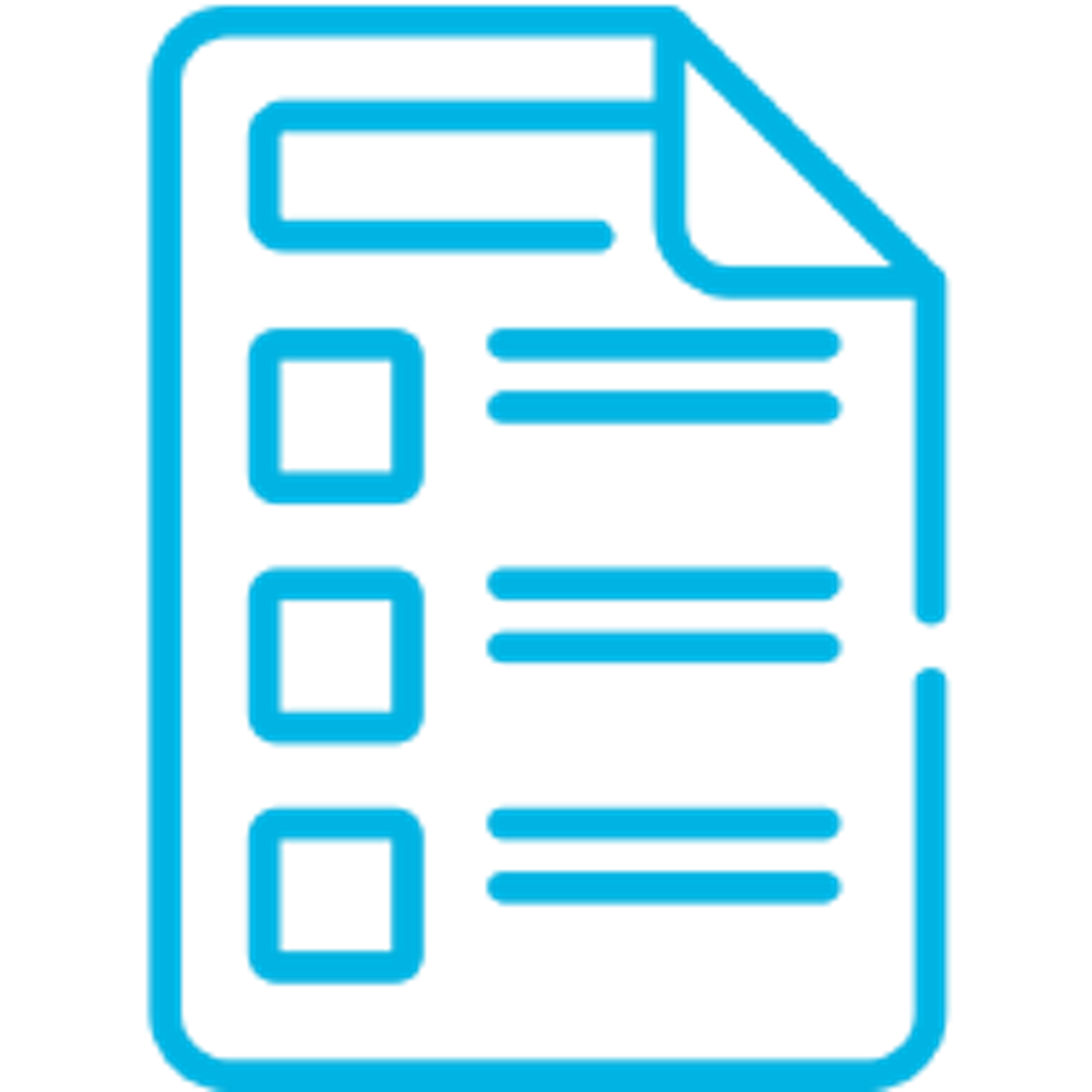 icon showing a page from a report